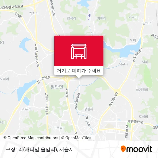 구장1리(새터말.율암리) 지도