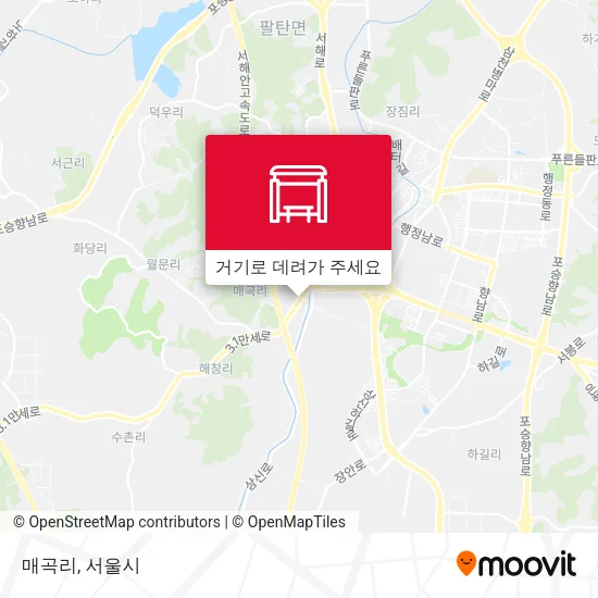 매곡리 지도