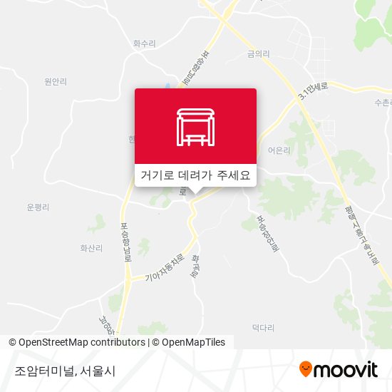 조암터미널 지도