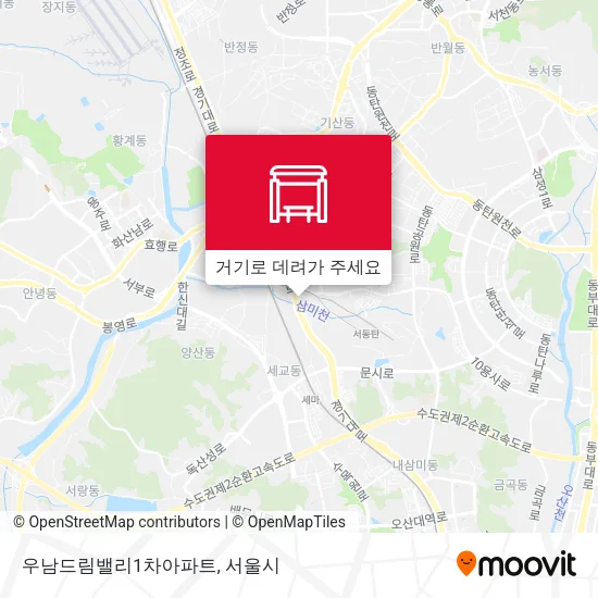 우남드림밸리1차아파트 지도