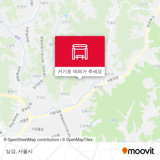 삼강 지도