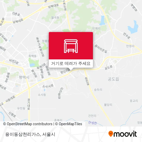 용이동삼천리가스 지도