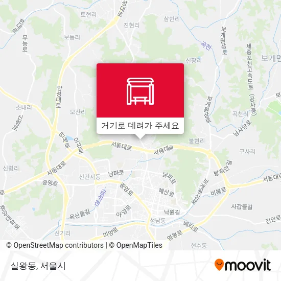 실왕동 지도
