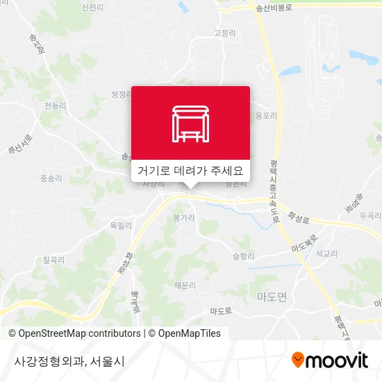 사강정형외과 지도