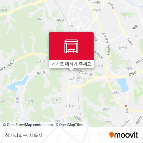 상기리입구 지도