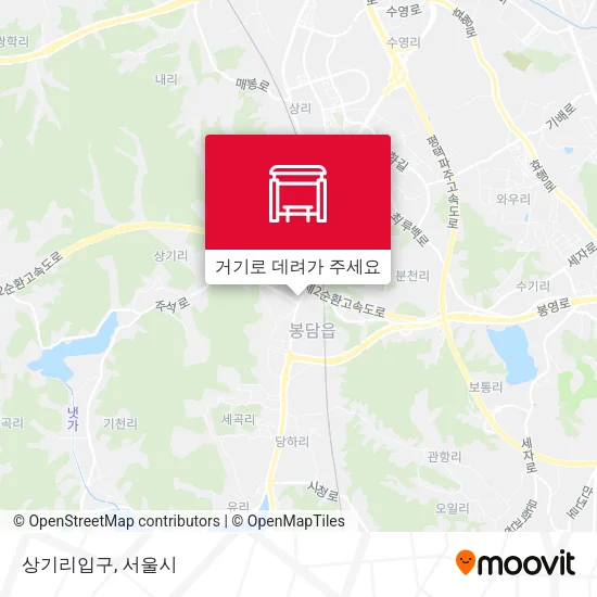 상기리입구 지도