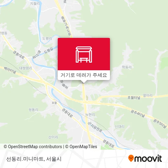 선동리.미니마트 지도
