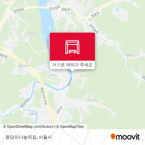 원당리나눔의집 지도