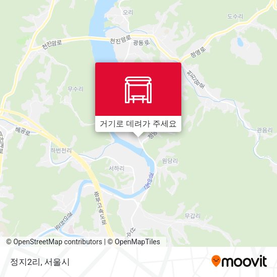 정지2리 지도