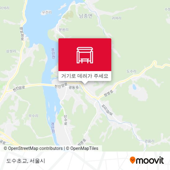 도수초교 지도