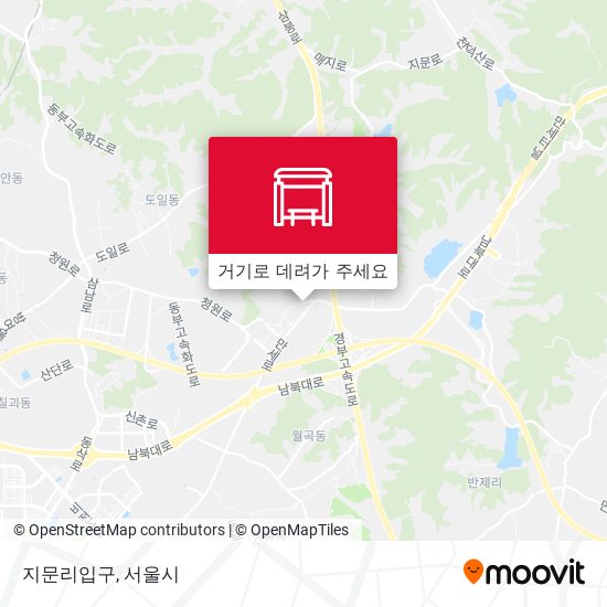 지문리입구 지도