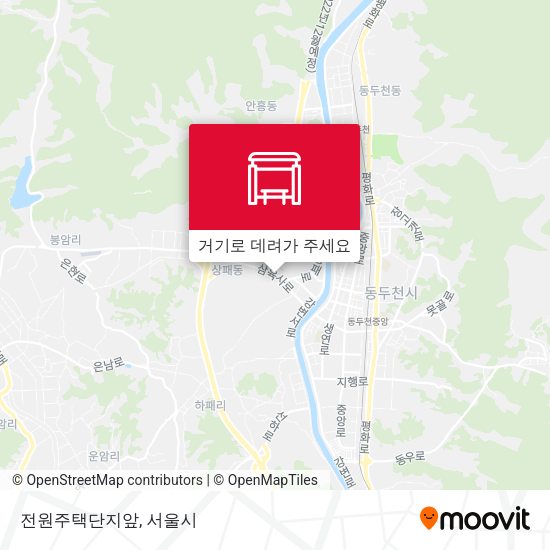 전원주택단지앞 지도