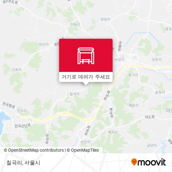 칠곡리 지도