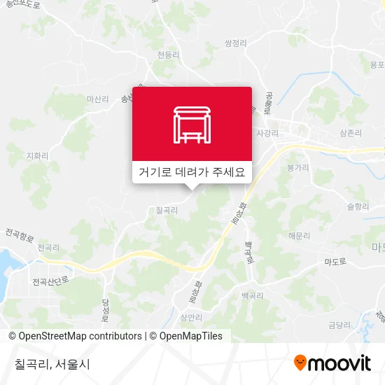 칠곡리 지도