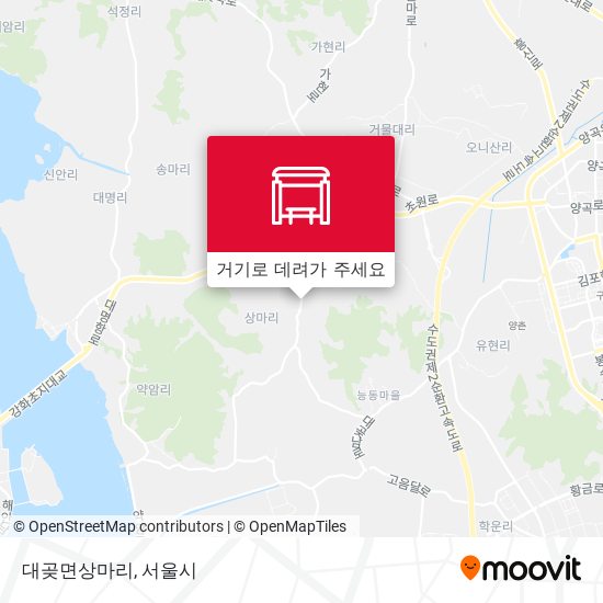 대곶면상마리 지도
