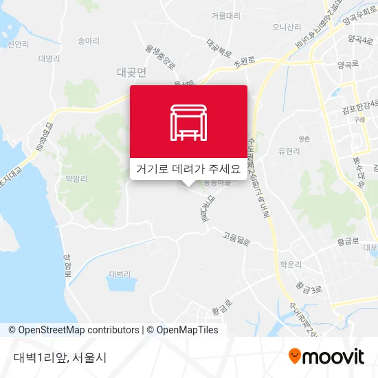 대벽1리앞 지도