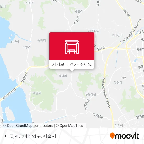 대곶면상마리입구 지도