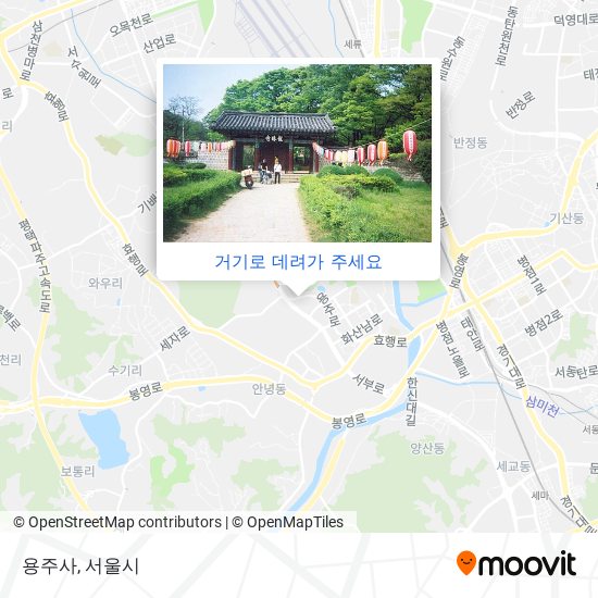 용주사 지도