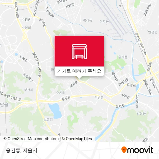 융건릉 지도