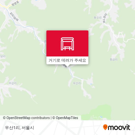 우산1리 지도