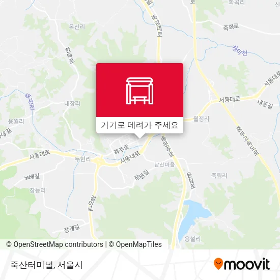 죽산터미널 지도