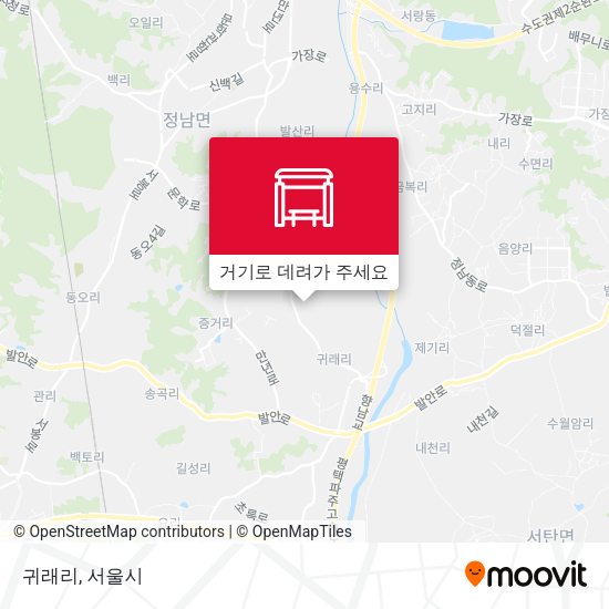 귀래리 지도
