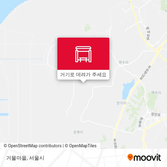 거물마을 지도