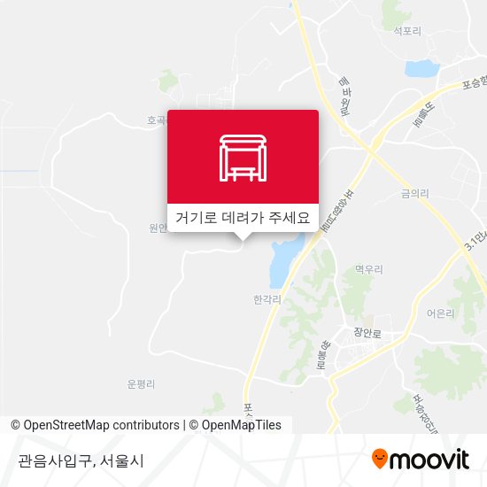 관음사입구 지도