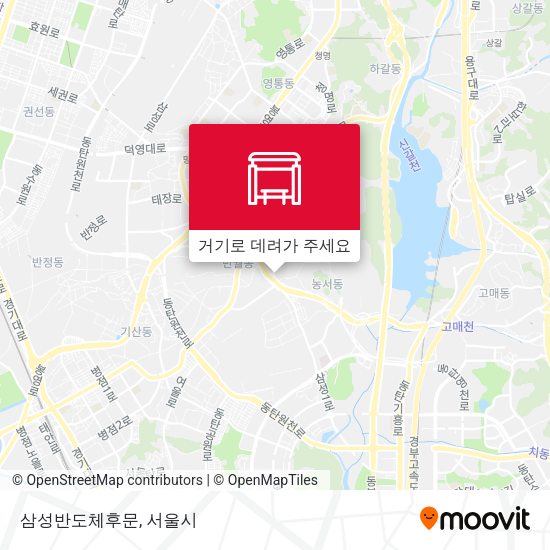 삼성반도체후문 지도