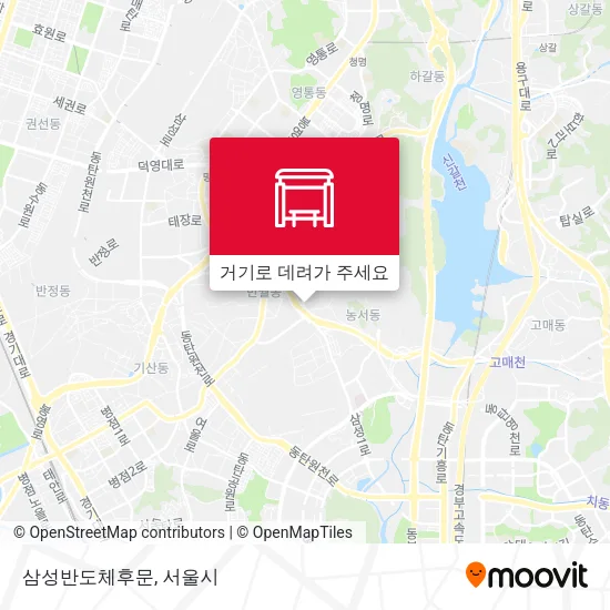 삼성반도체후문 지도