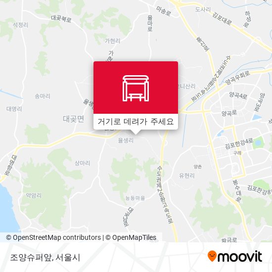 조양슈퍼앞 지도