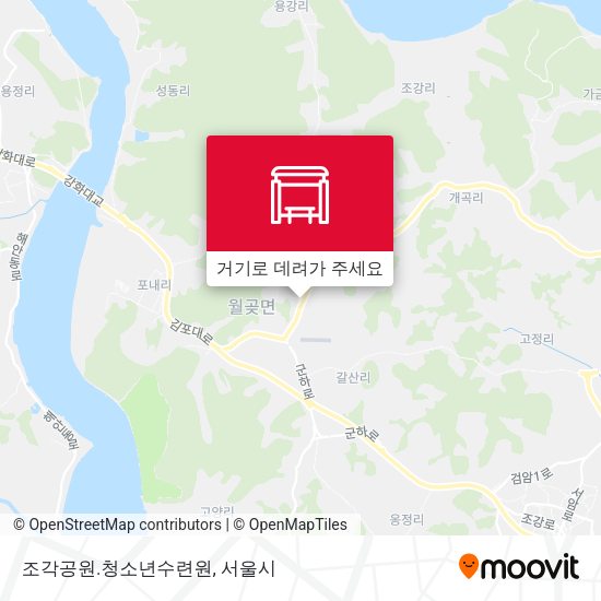 조각공원.청소년수련원 지도