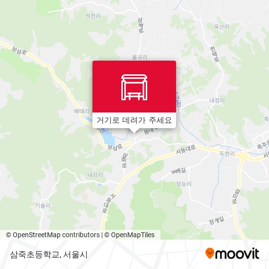 삼죽초등학교 지도
