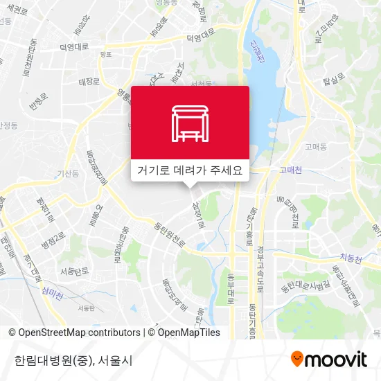 한림대병원(중) 지도