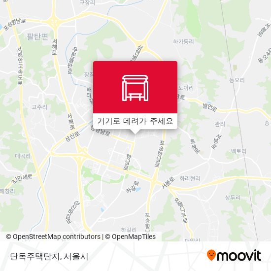 단독주택단지 지도