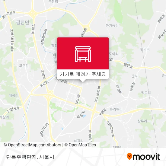 단독주택단지 지도
