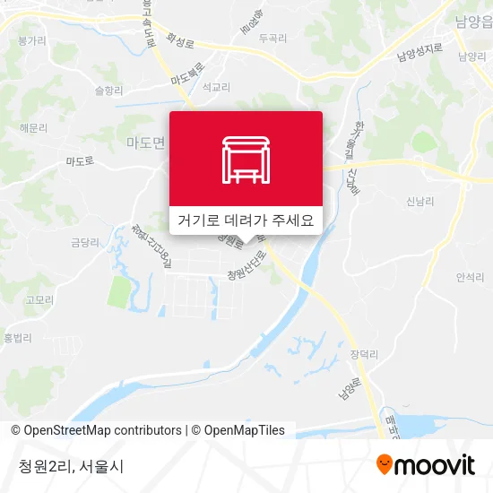 청원2리 지도