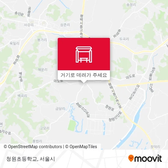 청원초등학교 지도