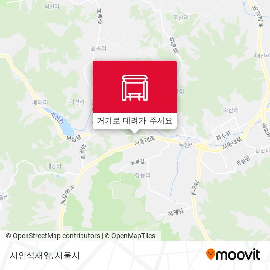 서안석재앞 지도