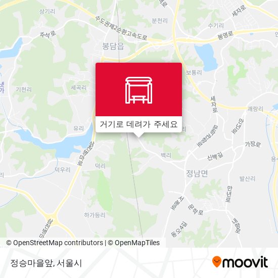 정승마을앞 지도