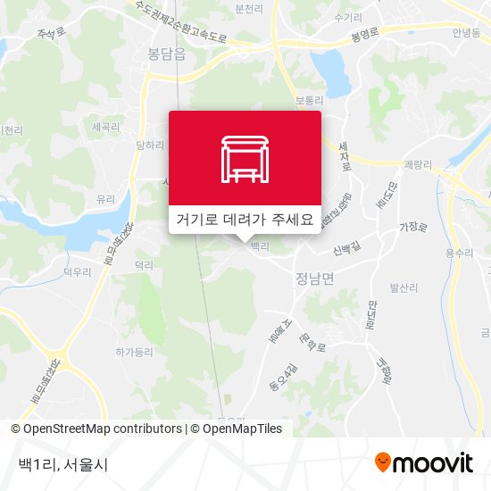 백1리 지도
