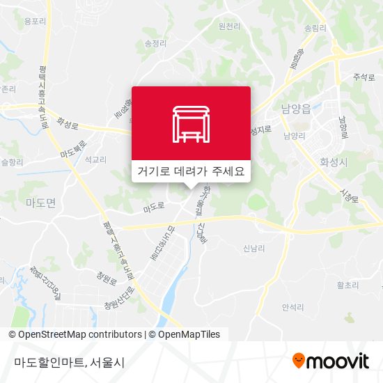 마도할인마트 지도