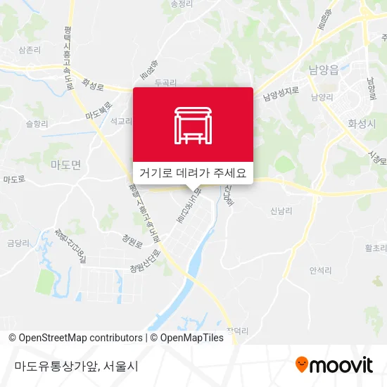 마도유통상가앞 지도