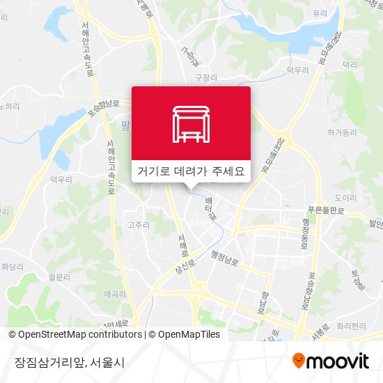장짐삼거리앞 지도