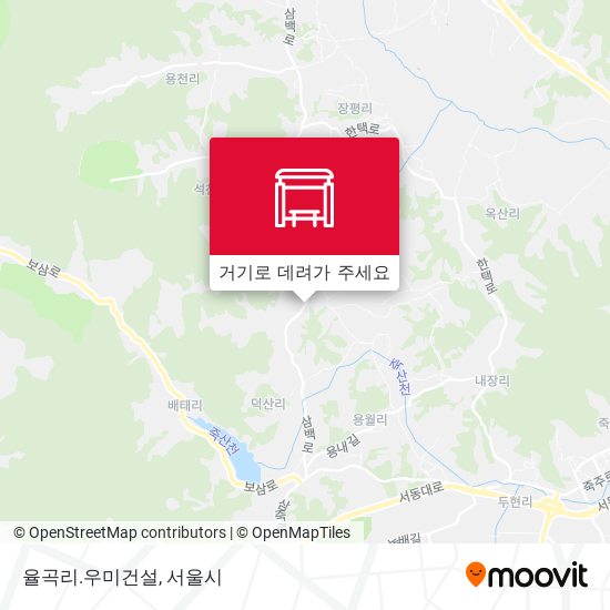 율곡리.우미건설 지도