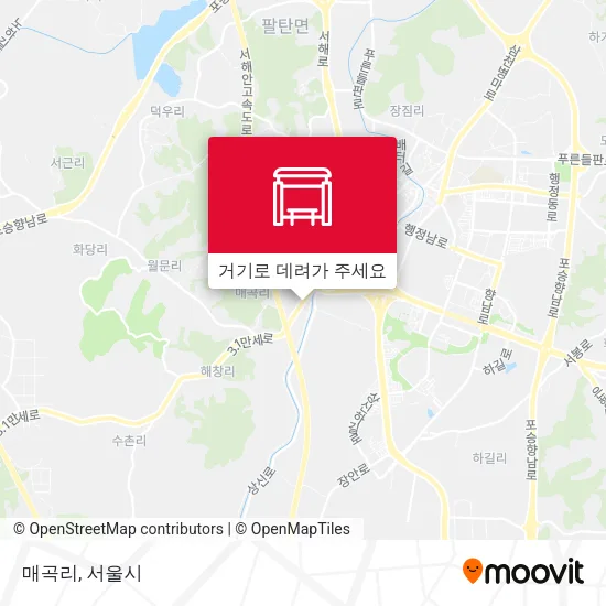매곡리 지도