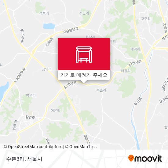 수촌3리 지도
