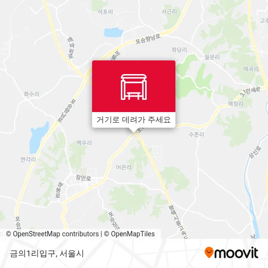 금의1리입구 지도