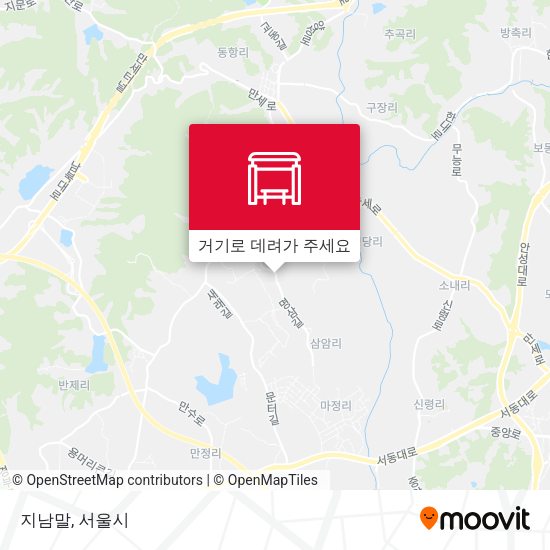 지남말 지도