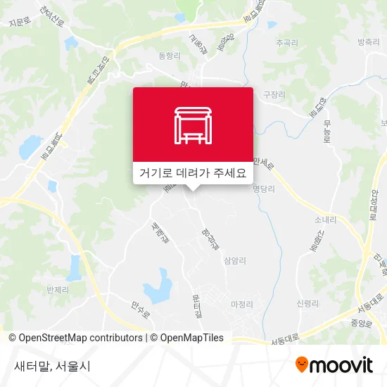 새터말 지도